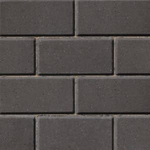 50mm pavers: slane jet black 50mm paver