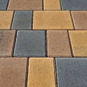 Smooth cobble pavers: chestnut smooth cobble paver 8m2 3 size pack