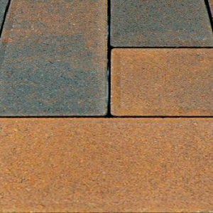 Trade pavers: trade chestnut 60mm block paver