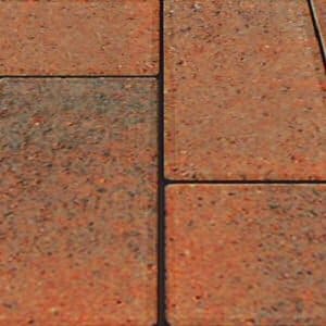 Trade pavers: trade brindle 50mm block paver