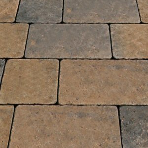 Tumbled pavers: tumble purbeck tumbled cobble paver 11.2m2 3 size pack