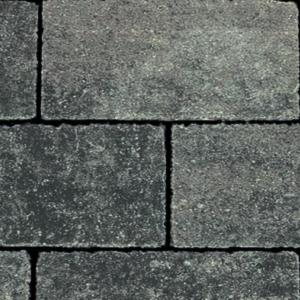 Tumbled pavers: cobble silver grey tumbled paver 8m2 3 size pack