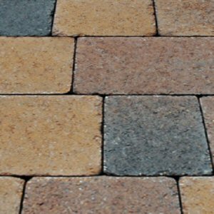 Tumbled pavers: cobble chestnut tumbled paver 8m2 3 size pack