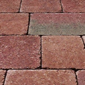 Tumbled pavers: cobble mulberry tumbled paver 8m2 3 size pack