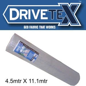 Paving accessories: drivetex 4.5m x 11.1m