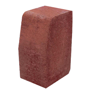 Paving accessories: kl kerb large 200mm x 100mm x 150mm red