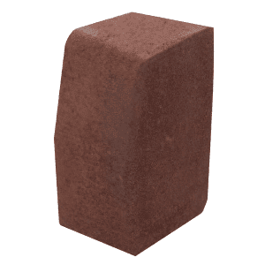 Paving accessories: kl kerb large 200mm x 100mm x 150mm brindle