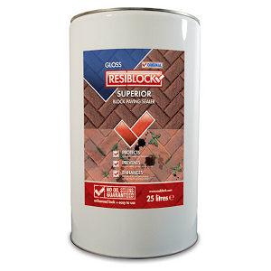 Paving accessories: resiblock superior gloss 25ltr