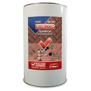 Paving accessories: resiblock superior gloss 25ltr Paving accessories: resiblock superior gloss 25ltr