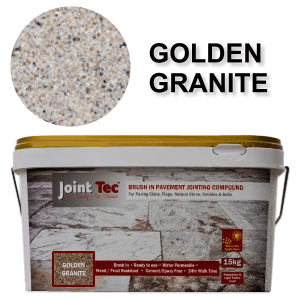 Paving accessories: joint tec golden granite jointing compound 15kg