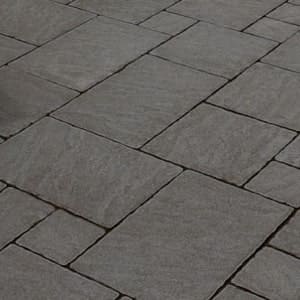 Driveway paving: black granite driveway paving pack 9.60mtr2 pack