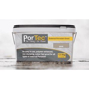 Porcelain paving accessories: dove porcelain tile grout 12.5kg