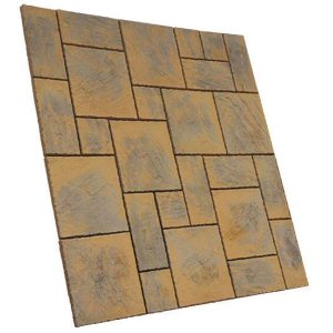 Patio paving kits random pattern: chalice honey brown 5.76mtr2 random pattern