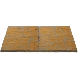 450mm x 450mm paving slabs: chalice honey brown slab 450mm x 450mm