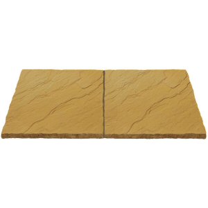 450mm x 450mm paving slabs: chalice mellow gold slab 450mm x 450mm