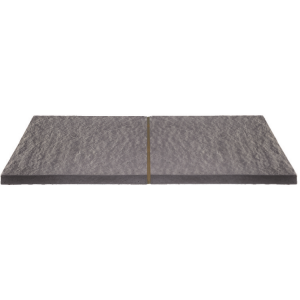 450mm x 450mm paving slabs: preston ultra charcoal slab 450mm x 450mm