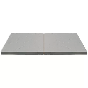 450mm x 450mm paving slabs: preston riven light grey slab 450mm x 450mm
