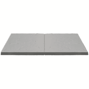 450mm x 450mm paving slabs: preston riven light grey slab 450mm x 450mm