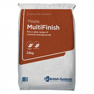 Plaster plasterboard: thistle multifinish plaster 25kg