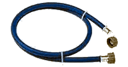 Plumbing fittings: washing machine hose blue 1.5mtr