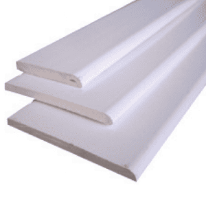 Pvc fascias soffits: pvcu flat back architrave 45mm x 5.0mtr