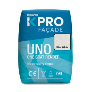 Rendering products: kpro one coat render ultra white 25kg
