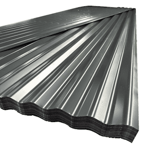 Roofing materials: poly coated metal corrugated roof sheet 3000 x 950mm