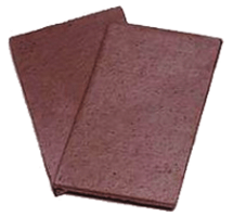 Roof slates tiles: clay creasing tile plain blue