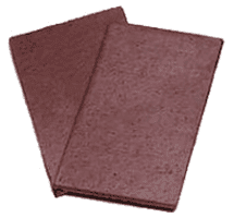 Roof slates tiles: clay creasing tile plain blue