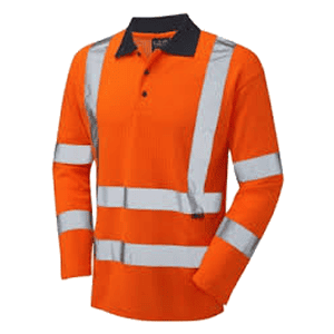 Safety wear: safety hi vis polo shirt