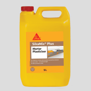 Sealants adhesives: mortar plasticiser 5ltr