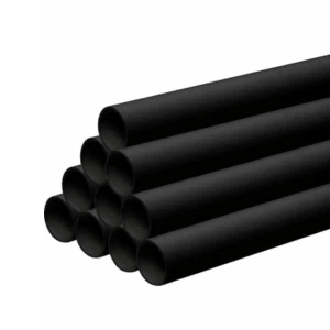 Soil pipe accessories: waste pipe 40mm x 3mtr black