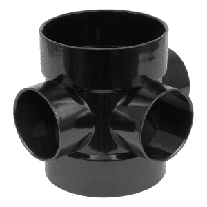 Soil pipe accessories: soil boss pipe black