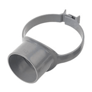 Soil pipe accessories: strap on boss grey