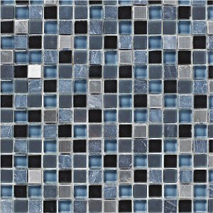 Mosaic tiles: stone grey mosaic tile 300mm x 300mm