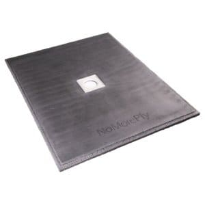 Wet room solutions: wet room tray center waste 1200 x 900 x 28mm