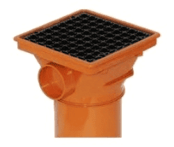 Underground drainage: square top hopper