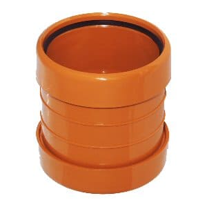 Underground drainage: straight coupler