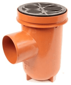 Underground drainage: plain bottle gully