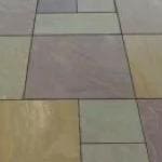 Natural stone paving