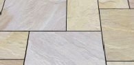 Natural stone paving